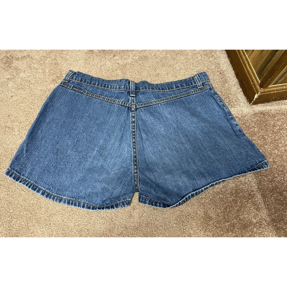 Jordache Jean Shorts Women's 15/16 Button Fly Denim Blue Casual - Picture 5 of 9